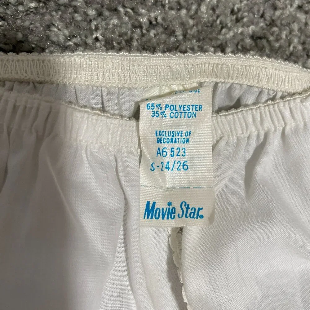 Vintage, Cotton Slip. Brand is Movie star. Small. - Picture 5 of 6